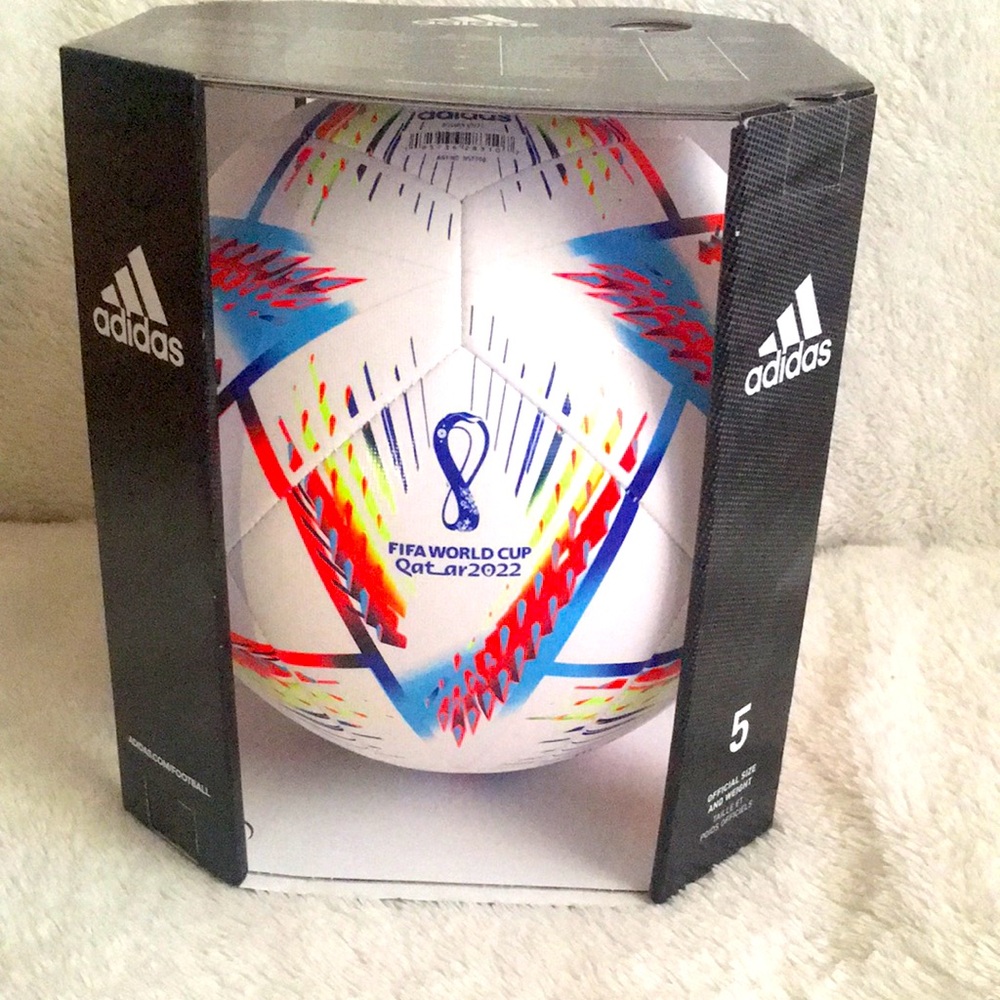 New Adidas Fifa Al Rihla World Cup Ball Qatar 2022 Size 5